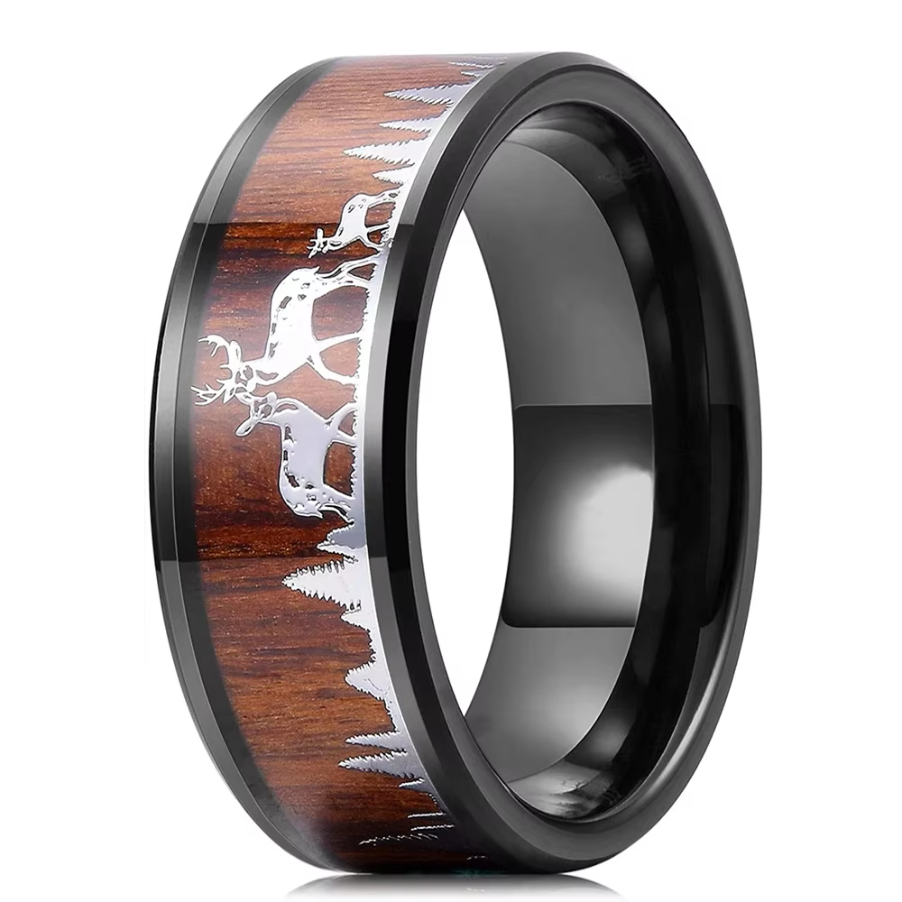 Fashion 8mm Koa Wood Inlay Dee - Wildman Hunting & Outdoor reseña y precio