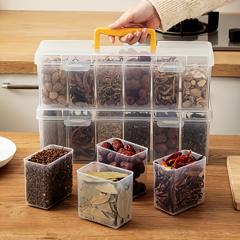 7Pcs Airtight Spice Container  - Outdoor Hunting Kitchen reseña y precio