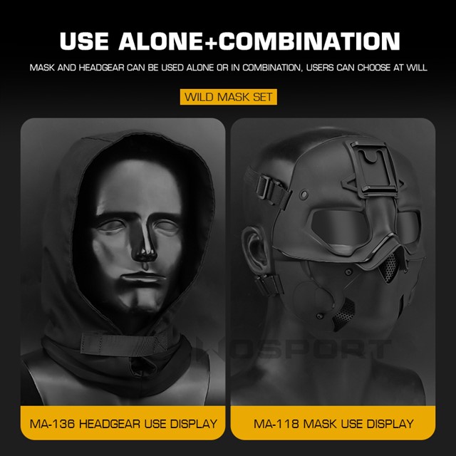 Wild Mask Set Tactical Equipme - Wildman Hunting & Outdoor reseña y precio